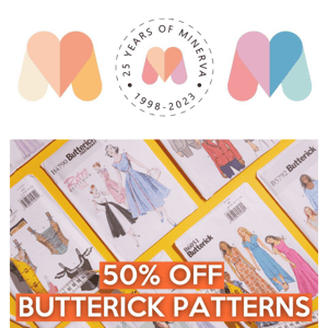 Top picks from the Butterick 50% off pattern sale