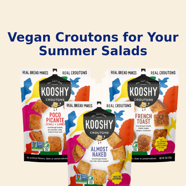 Vegan Croutons for Your Summer Salads 🥬