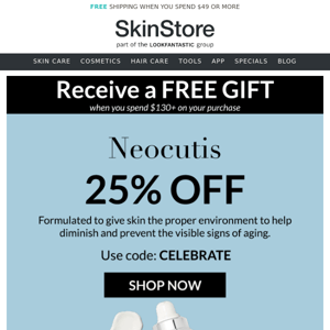 25% Off Neocutis❗