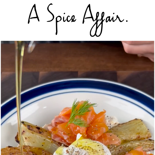 Smoked Salmon & Fennel Poached Egg Recipe