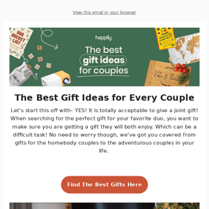 🎁 Stop searching! Here is our list for the best gifts for couples 🎁