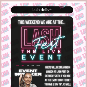 Can't make Lash Fest?! 💕 Here is a discount for you!