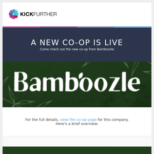 Co-Op Live: Bamboozle is offering 8.48% profit in 5.3 months.