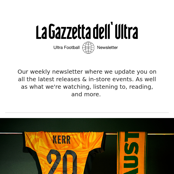 Ultra Weekly Update 🗞️  July 20