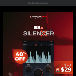 💥Get Silencer by Black Salt Audio for only $29!