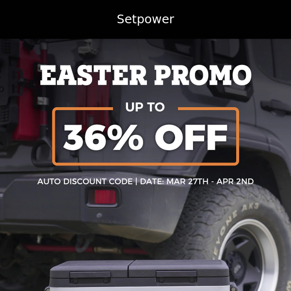 Easter Sale | Enjoy Up To 36% Off