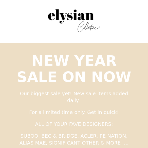 Elysian Collective Coupon Codes → 30% off (5 Active) Jan 2022