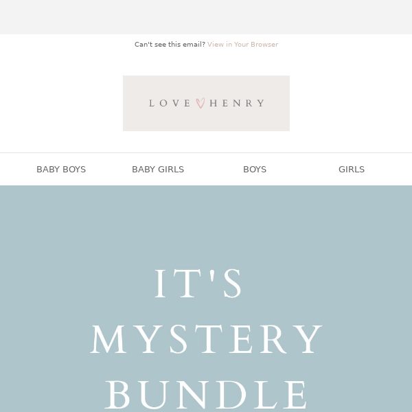 MYSTERY BUNDLES ARE LIVE 💕📦