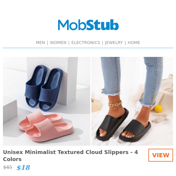 Unisex Minimalist Textured Cloud Slippers - 4 Colors - ONLY $18!