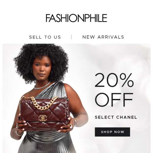 20% OFF Select Chanel