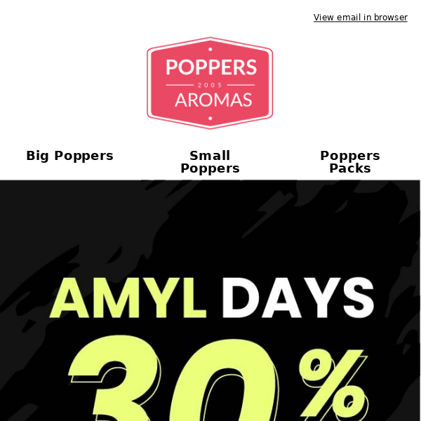 Amyl days 30% OFF   🌟 