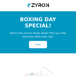 Boxing Day Specials!