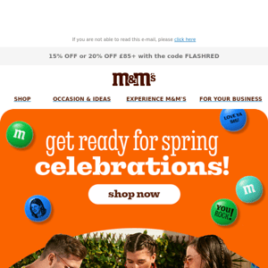 Spring into Fun with M&M'S