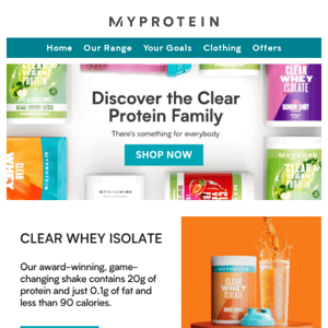 Meet the Clear Protein Family!