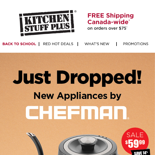Just Dropped! New Chefman Appliances 😍