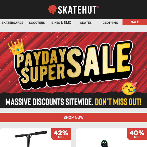 The Payday Super Sale is Now Live 🥳 Massive Discounts Sitewide. Don't Miss out!