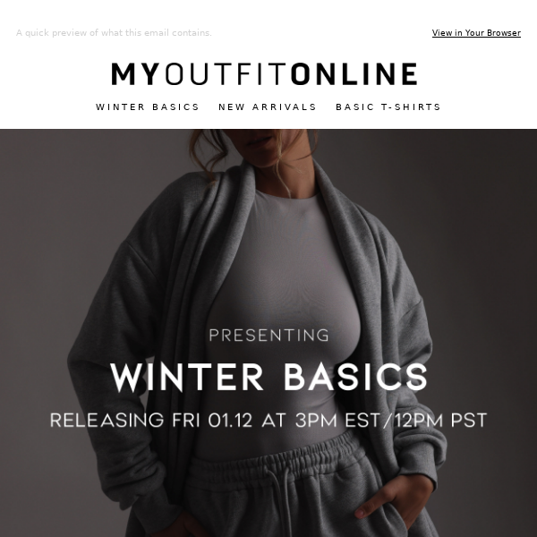 COMING SOON: WINTER BASICS '24