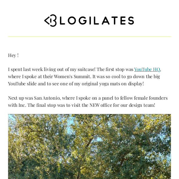 Blogilates - My goal was to design the most elegant