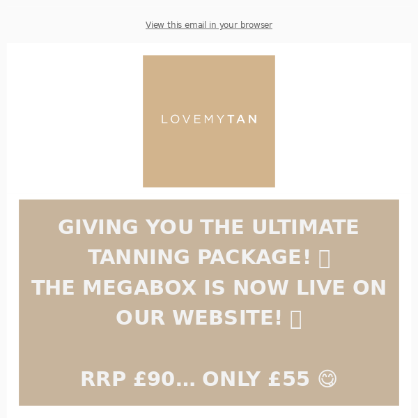 🚨 THE ULTIMATE TANNING PACKAGE 🚨
