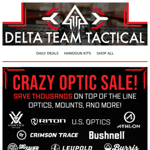 Crazy Optic Sale!! 🎯🎯 Save Thousands! Vortex, Sig, Leupold, & MORE!! 
