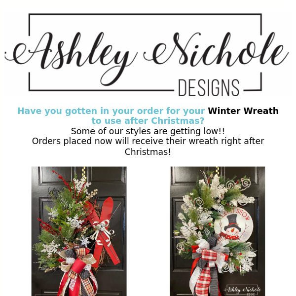 Do you want a Winter wreath to have right after Christmas?