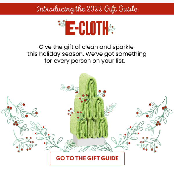 Introducing the 2022 E-Cloth Gift Guide 🎁🎁🎁