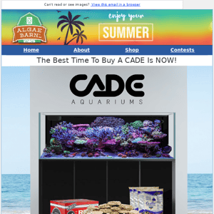 Final Week on Our June Deals + Get a Free Tank Starter Kit With Any CADE