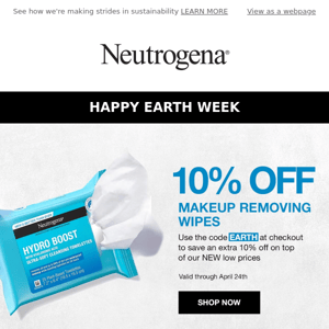 10% Off Wipes & Help the Planet!