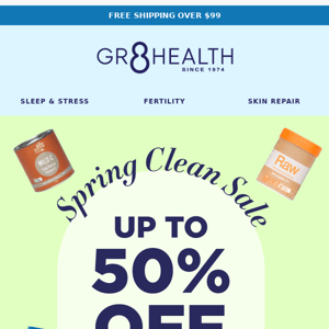 Final Hours of Our Spring Clean Sale! 🎉 Save up to 50% Off!