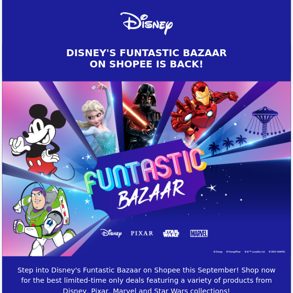 🎡 Shop Magical Deals At Disney's Funtastic Bazaar!