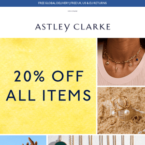20% off ALL jewellery