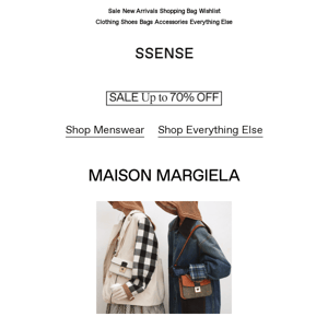 Just in from Maison Margiela, Moncler, and more