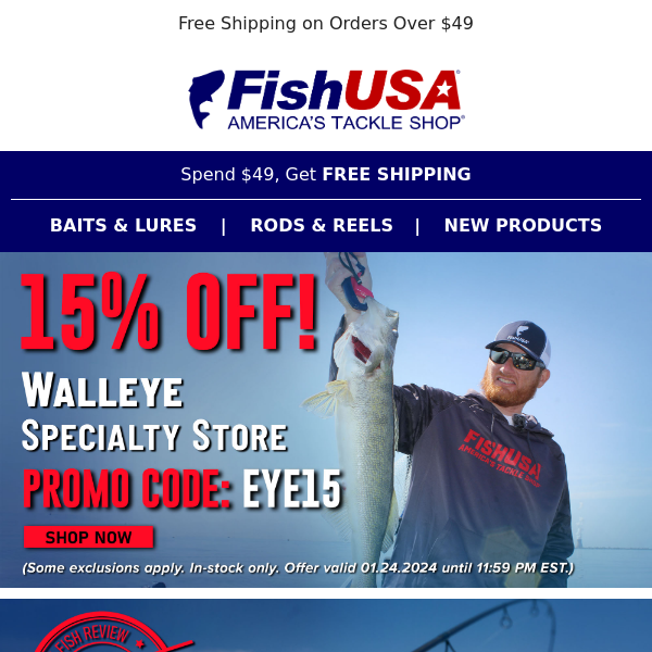 Walleye Wednesday Savings Start Now!