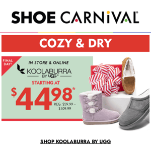 Last Call: Koolaburra by UGG only $44.98!