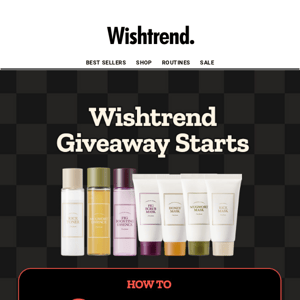 Wishtrend Giveaway starts today!🎁