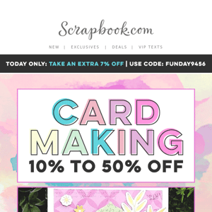 😊 Happy days are here with Card Making on SALE!