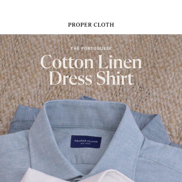 The Cotton and Linen Dress Shirt