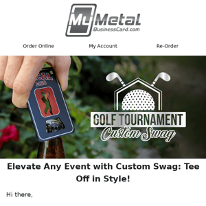 Custom Swag Solutions! Explore Golf Tournament Gifts 🏌️