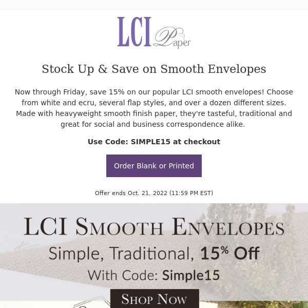 20 Off LCI Paper COUPON CODES → (9 ACTIVE) Oct 2022