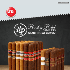  ☆☆☆ Unbelievable! Rocky Patel samplers stating at $59.95