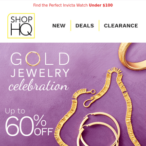 FINAL DAY UP TO 60% OFF New Gold Jewelry Arrivals