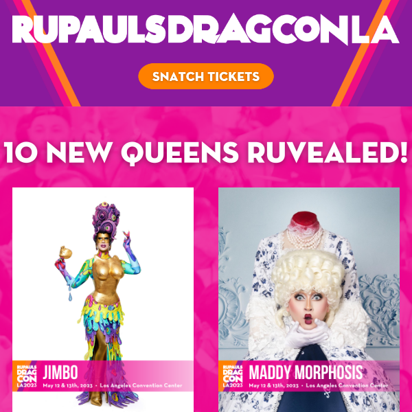 Who's Coming to the Main Stage at DragCon LA? 👀