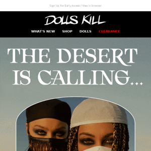 The Desert is Calling...