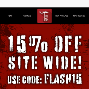 Why wait for Black Friday??? Get 15% off!!!