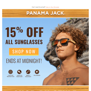 Our Sunglass Sale Ends Tonight!