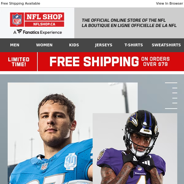Own The Field, Own The Styles >> NFL Player Apparel