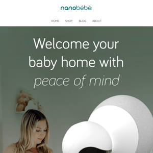 Welcome your baby home with peace of mind!😴