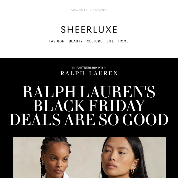 Ralph Lauren's Black Friday Deals Are So Good - SheerLuxe