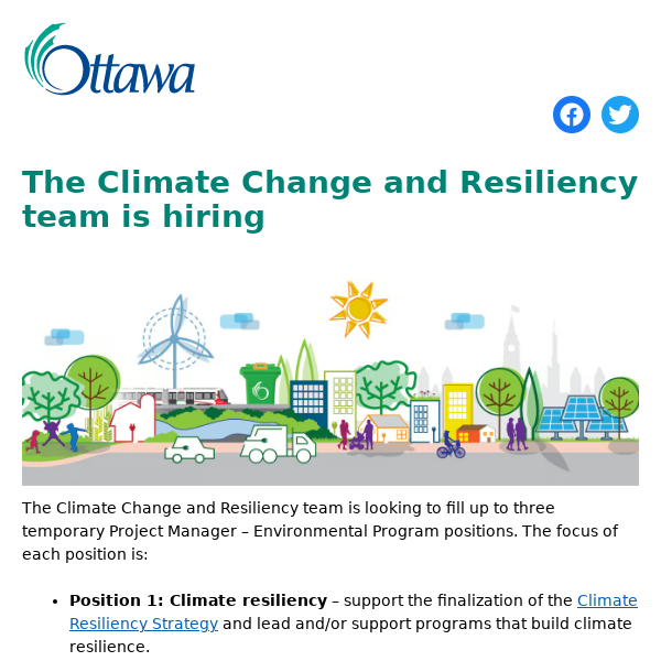 Join the climate change and resiliency team