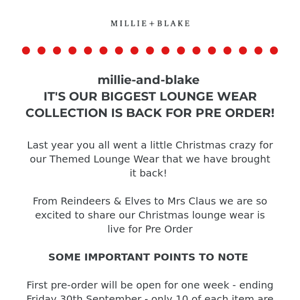 Pre Order Is Live!!! - Christmas Lounge Wear